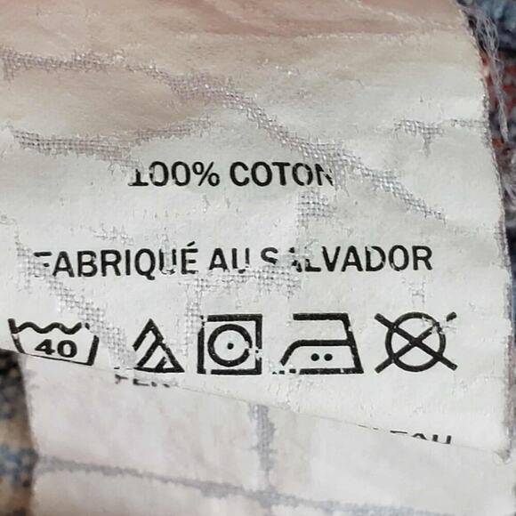 LL Bean Shirt Flannel Snap Womens Size Large Fall Plaid Fleece Slim Shacket - Picture 9 of 10